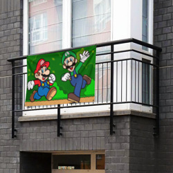 Флаг-баннер Luigi & Mario - фото 2