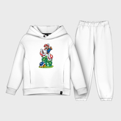 Детский костюм хлопок Oversize Ретро Марио