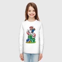 Детский лонгслив хлопок Ретро Марио - фото 2