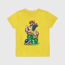 Детская футболка хлопок Ретро Марио