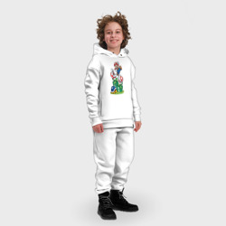 Детский костюм хлопок Oversize Ретро Марио - фото 2