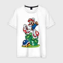 Мужская футболка хлопок Ретро Марио