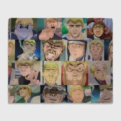 Плед 3D Лицо ГТО