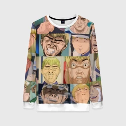 Женский свитшот 3D Лицо ГТО