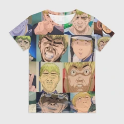 Женская футболка 3D Лицо ГТО