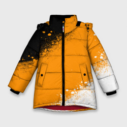 Зимняя куртка для девочек 3D Имперский флаг - триколор