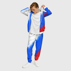Мужской костюм 3D Флаг России - триколор - фото 2