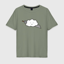 Мужская футболка хлопок Oversize Cloud Strife