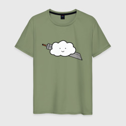 Cloud Strife – Футболка из хлопка с принтом купить со скидкой в -20%