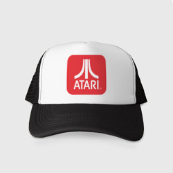 Кепка тракер с сеткой Atari logo