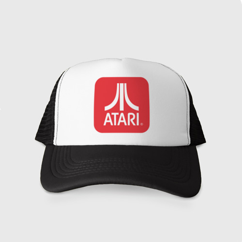 Кепка тракер с сеткой Atari logo, цвет черный