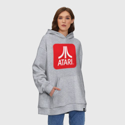 Худи SuperOversize хлопок Atari logo - фото 2