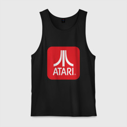Мужская майка хлопок Atari logo