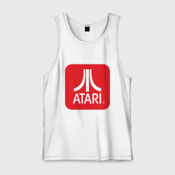 Atari logo – Мужская майка хлопок с принтом купить