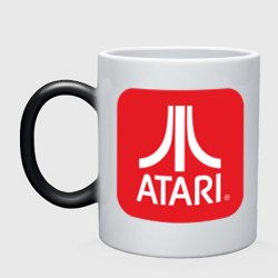 Кружка хамелеон Atari logo