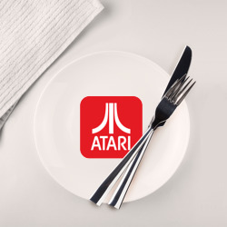 Тарелка Atari logo