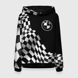 Женская толстовка 3D BMW racing flag