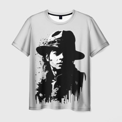 Мужская футболка 3D Майкл Джексон - рисунок