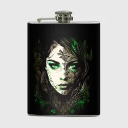 Фляга Готическая девушка Весна