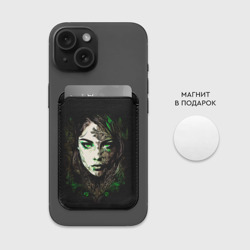 Картхолдер Magsafe магнитный Готическая девушка Весна - фото 2