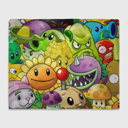 Плед 3D Растения против зомби