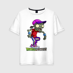 Женская футболка хлопок Oversize Zombie on sport