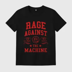 Мужская футболка хлопок Rage Against the Machine красный