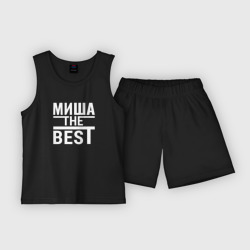 Детская пижама с шортами хлопок Миша the best