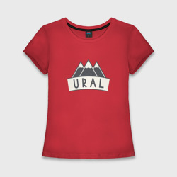 Женская футболка хлопок Slim Ural
