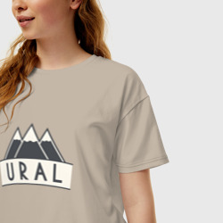 Женская футболка хлопок Oversize Ural - фото 2