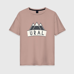 Женская футболка хлопок Oversize Ural