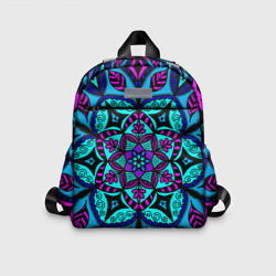 Детский рюкзак 3D Яркая цветная мандала