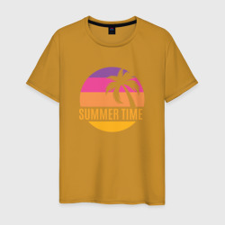 Summer time California – Мужская футболка хлопок с принтом купить со скидкой в -20%