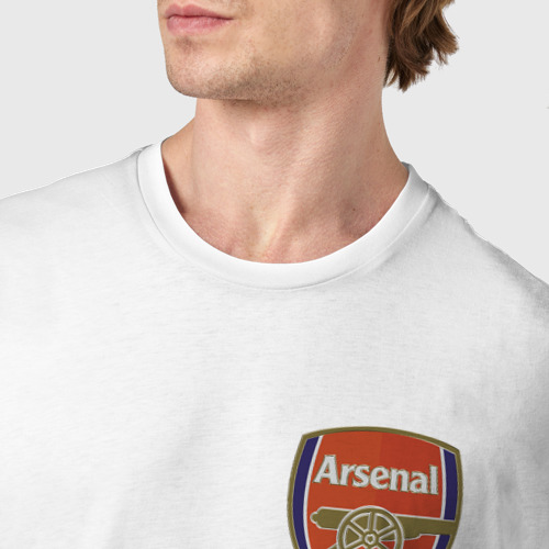 Мужская футболка хлопок с принтом Arsenal - London - goalkeeper, фото #4