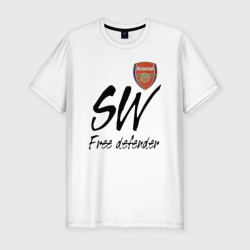 Мужская футболка хлопок Slim Arsenal - sweeper - England - London