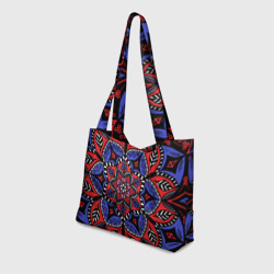 Пляжная сумка 3D Мандала в цветах триколора - фото 2