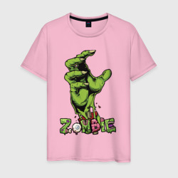 Zombie green hand   – Мужская футболка хлопок с принтом купить со скидкой в -20%