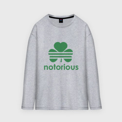 Женский лонгслив oversize хлопок Notorious - Ireland