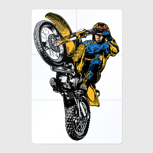 Магнитный плакат 2Х3 Motocross rider