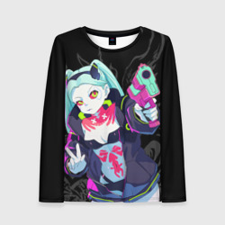Женский лонгслив 3D Ребекка: Cyberpunk