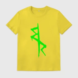 Мужская футболка хлопок Logotype - Cyberpunk: Edgerunners