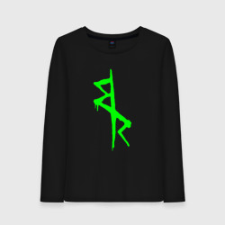 Женский лонгслив хлопок Logotype - Cyberpunk: Edgerunners