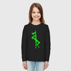 Детский лонгслив хлопок Logotype - Cyberpunk: Edgerunners - фото 2