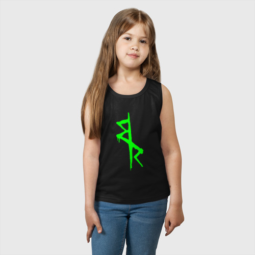 Детская майка хлопок Logotype - Cyberpunk: Edgerunners, цвет черный - фото 3
