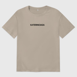 Женская футболка хлопок Oversize Katerinciaga