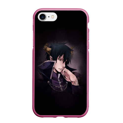 Чехол для iPhone 7/8 матовый The Devil Is a Part-Timer, цвет малиновый