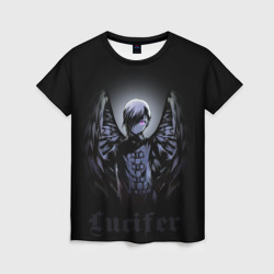 Женская футболка 3D Повелитель тьмы на подработке - Падший ангел Люцифер