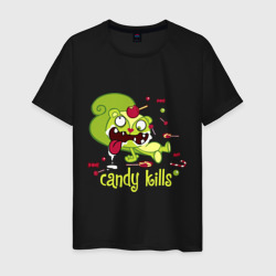 Nutty - candy kills – Футболка из хлопка с принтом купить со скидкой в -20%