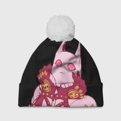 Шапка 3D c помпоном Милый стенд Killer Queen - JoJo