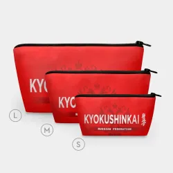 Косметичка 3D Киокушинкай карате - на красном фоне - фото 2